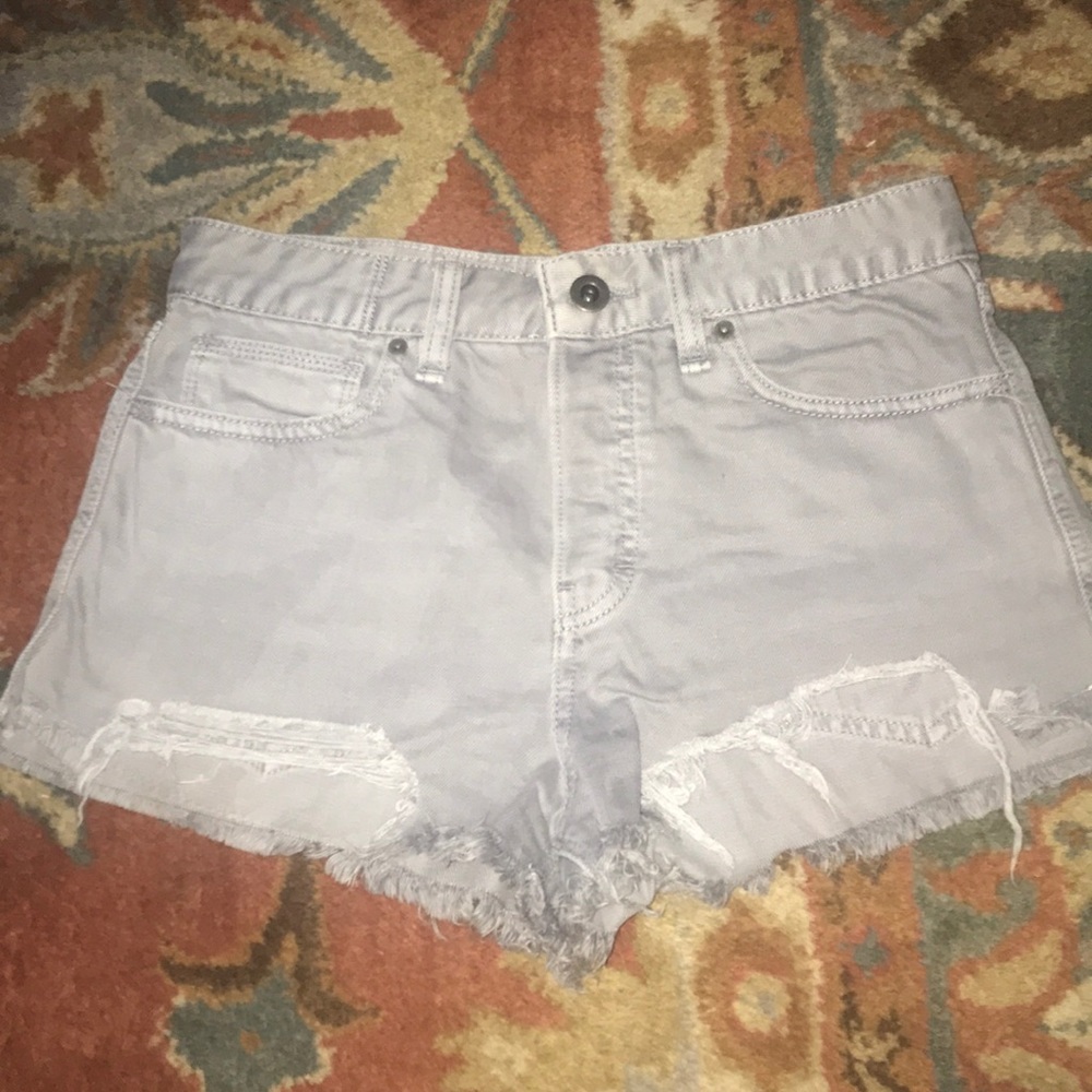 Free people denim shorts
